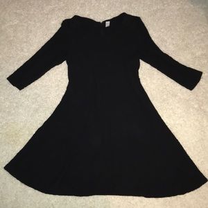 Black long sleeve dress